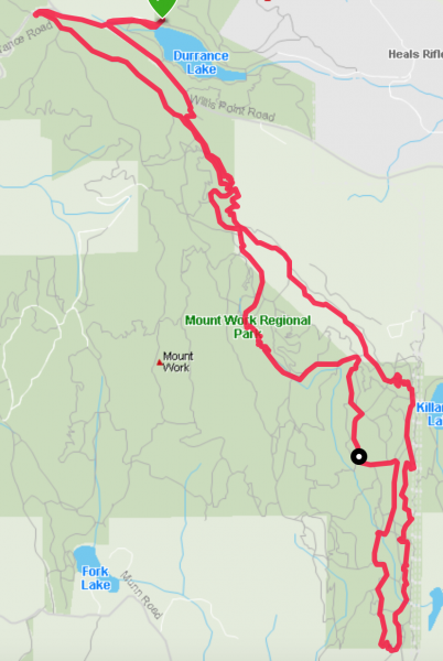 Victoria X Tri bike course map