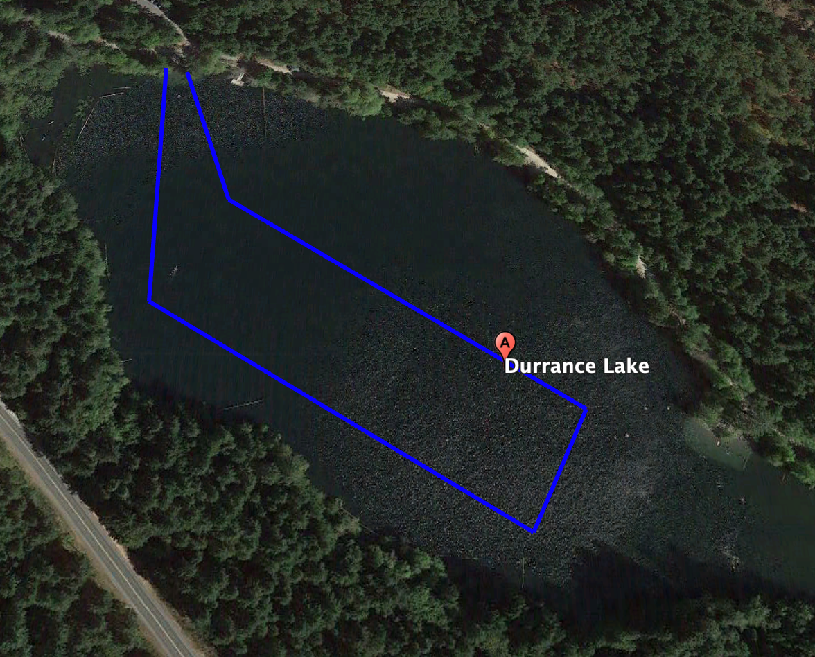 Image of the Victoria X Tri swim course